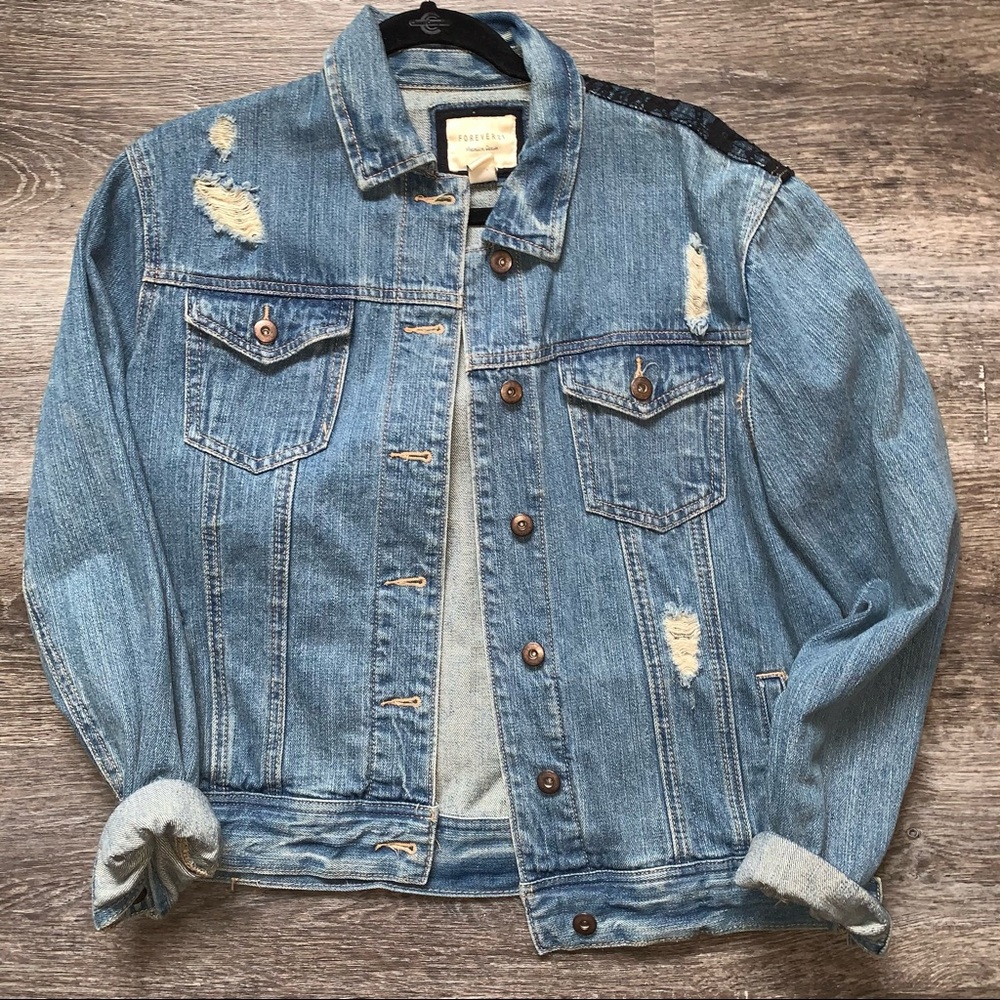 Forever 21 premium denim jacket